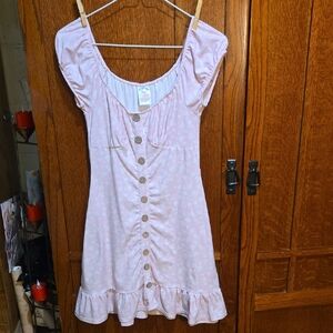Size 1 No Boundaries Button-down Dress